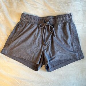 Balance Collection Women's Athletic Shorts in Heathered Blue size medium